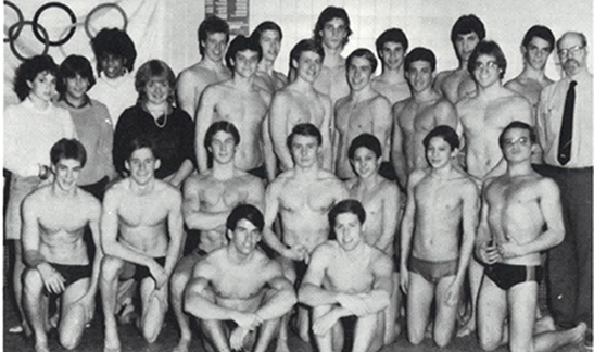 1984-85 Boys' Varsity Swimming & Diving Team